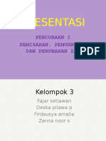 Percobaan 1 Kelompok 3