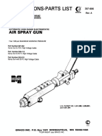 Instructions-Parts List: Air Spray Gun
