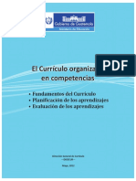 Fundamentos Del Currículo, Planificación y Evaluación. Ministerio de Educación de Guatemala