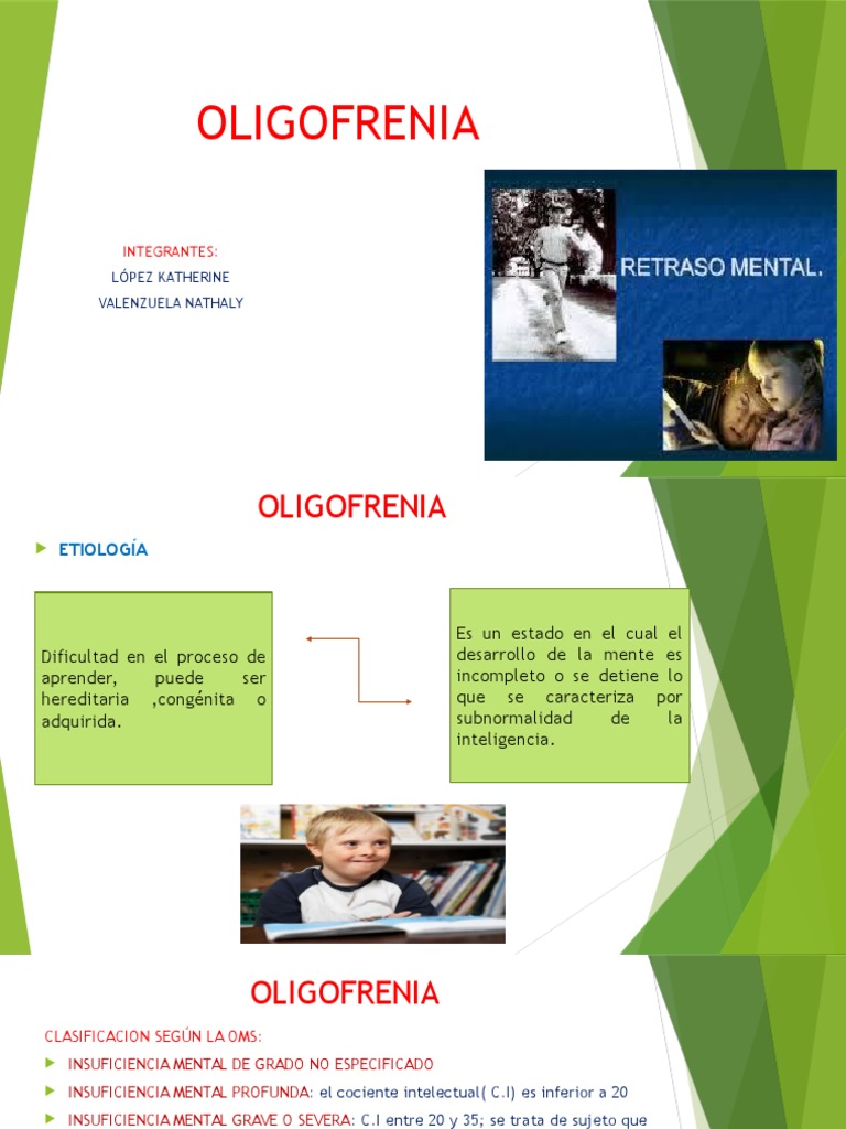 OLIGOFRENIA | PDF | Relaciones personales, crianza y desarrollo personal