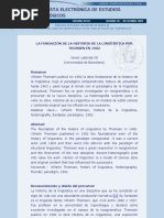 Historia de La Lingüística Resumen