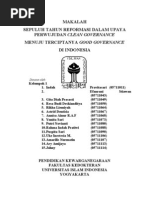 Download Clean Governance dan Good Governance by Resa Budi Deskianditya SN29705507 doc pdf