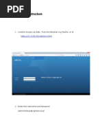 Vsphere Infrastructure: 1. Vcentre Access Via Web: From The Browser E.G Mozilla or IE