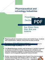 The Pharmaceutical and Biotechnology Industries: Presented by The Clubs