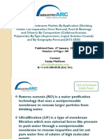 and UF Membranes Market Analysis and Forecast Till 2020.