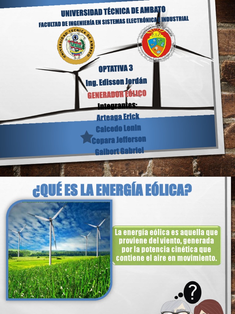 Desventajas y Funcionamiento de Aerogeneradores | PDF | Turbina eólica ...