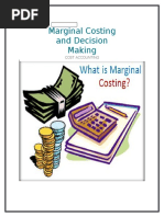 Marginal Costing and Decision Making
