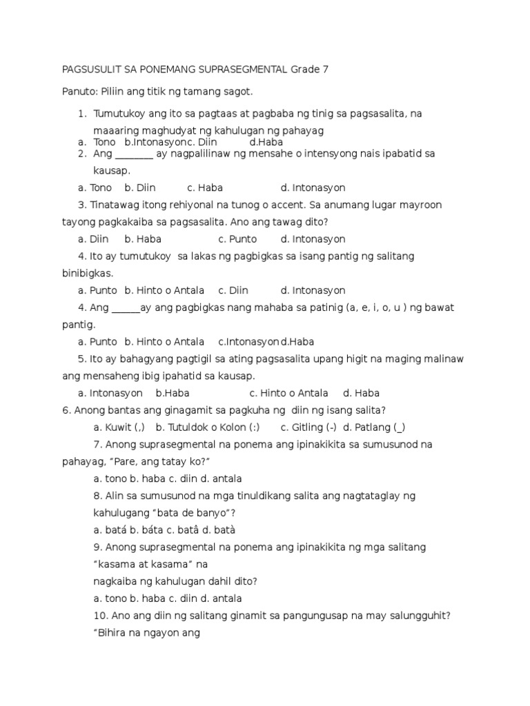 documents tips pagsusulit sa ponemang suprasegmental pdf
