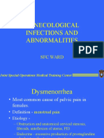 Gynecological Infections and Abnormalities: SFC Ward