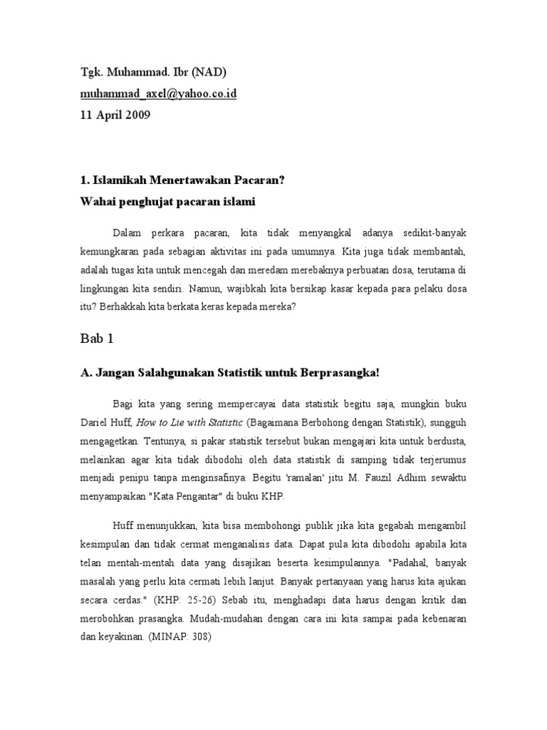 PACARAN ISLAMI PACARAN ISLAMI