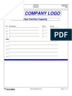 Your Company Logo: Pipe Overflow Capacity