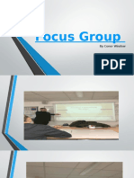 Focus Group: by Conor Window