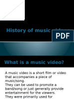History of Music Videos