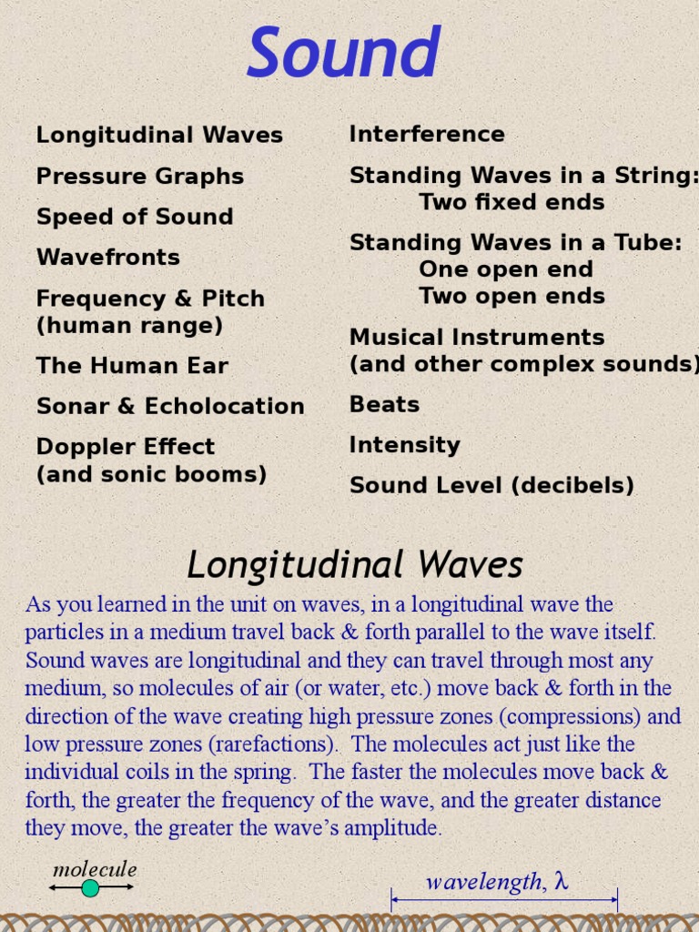 Understanding Sound Waves and Properties | PDF | Sound | Harmonic