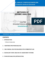 3) III Methods of Seismic Analysis
