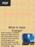 Solar Energy