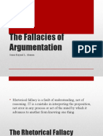 The Fallacies of Argumentation