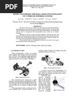 Study Concerning The Ball Joint Functionality of A Vehicle Steering System