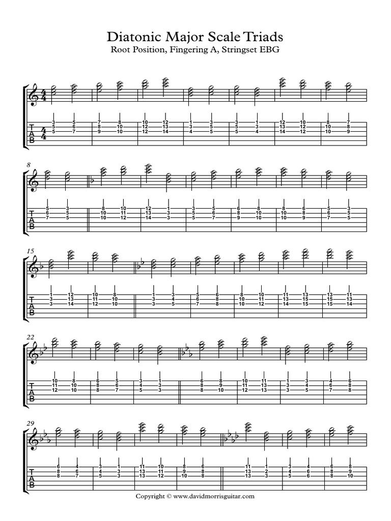 Root Chords A EBG | PDF