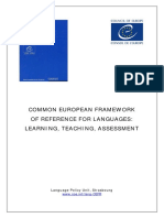 Common eurpean Framework of References