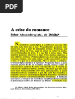 Benjamin a Crise Do Romance