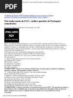 FGV_ Confira Questões de Português Comentadas