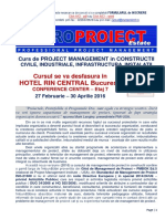 Curs project management
