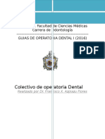 Guia de Laboratorio Operatoria Dental 2016