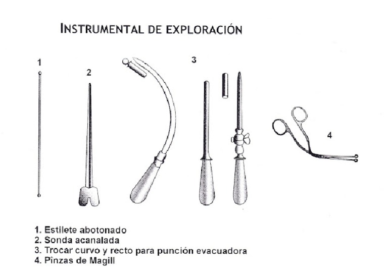 Instrumental de Exploracion | PDF