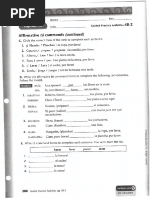 Spanish 6b Workbook