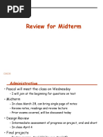 6963 Midterm Review