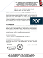 Certificado de Plancha de Madera Resistente Al Fuego