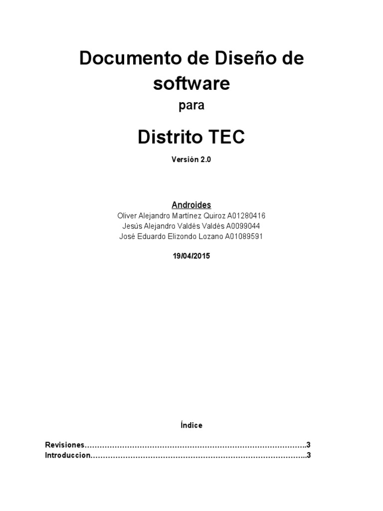 Androides SDD | PDF | Usuario (informática) | Android (sistema operativo)