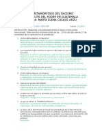 La Metamorfosis Del Racismo - Analisis