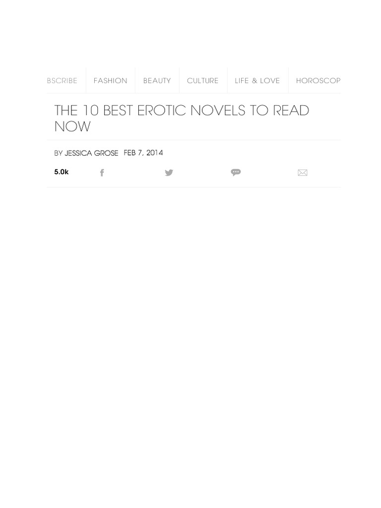 Best Erotic Novels MustRead Erotic Books PDF Erotic Literature