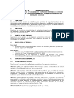 Criterios microbiológicos para alimentos y bebidas