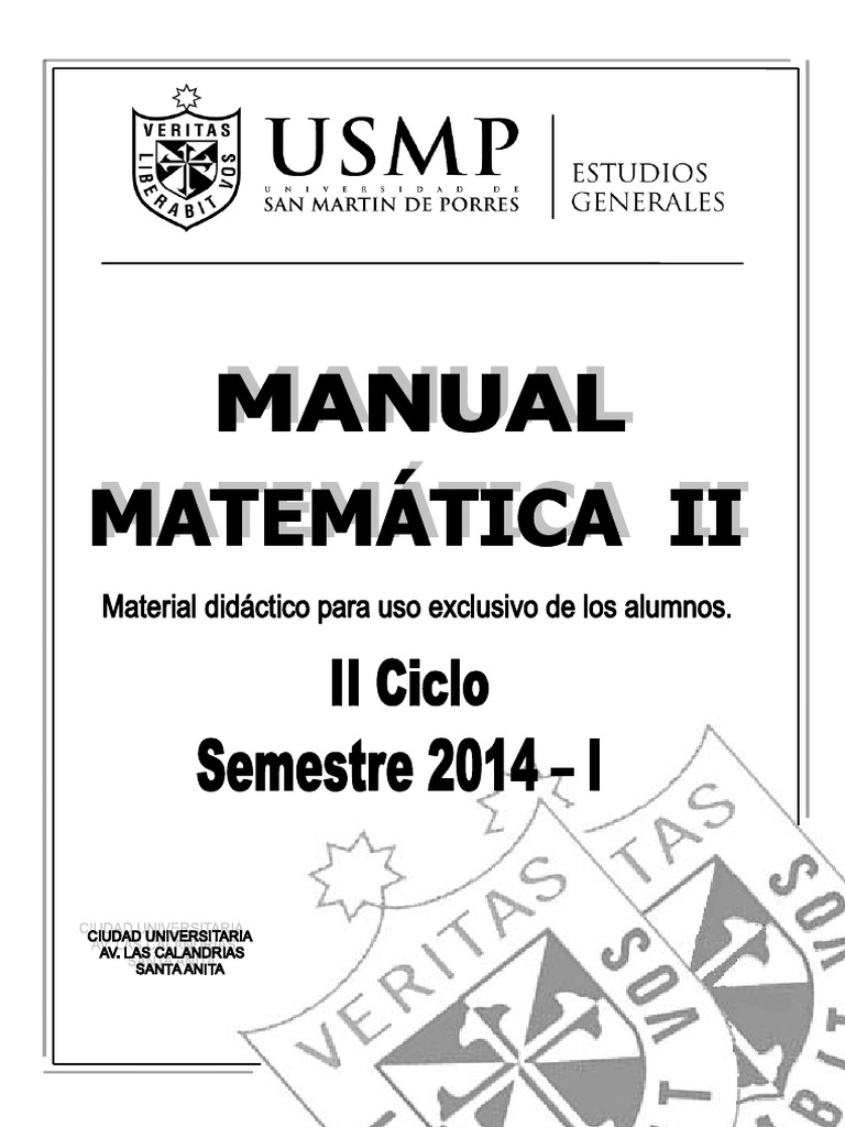 M.matematica II | PDF | Determinante | Matriz (Matemáticas)