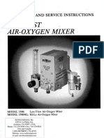 Sechrist - Air Oxygen Mixer (Calibration Instructions)