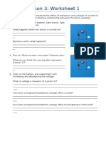 Worksheet - Ohms Law