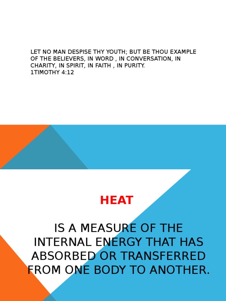 Heat Pdf Temperature Heat
