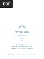 Beyond 2012 A Handbook For The New Era PDF | PDF | Universe | Dream