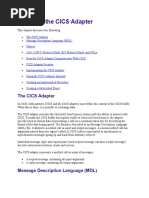 CICS and The CICS Adapter