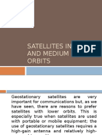 Satellites in Low - and Medium - Earth Orbits