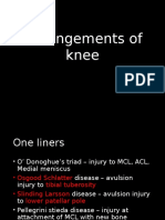 Derangements of Knee