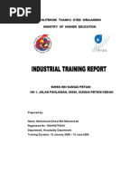 INDUSTRIAL TRAINING REPORT