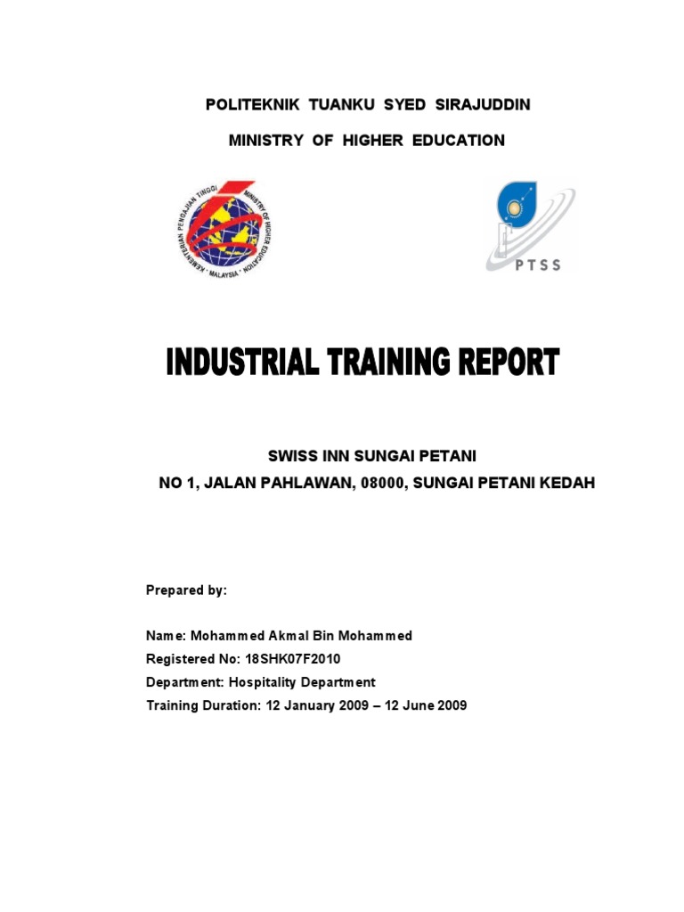 Contoh Report L Industri Hotel Vacuum Cleaner