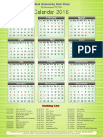 Utkal University Calender