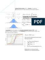 Assignment 1: Properties of Probability Distribution Function