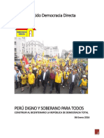 PLAN DE GOBIERNO Democracia Directa 2016-2021