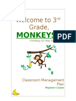 Welcome To 3 Grade,: Monkeys!